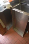 *3x Stainless Steel Trays