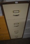 *Bisley Coffee & Cream Four Drawer Foolscap Filing Cabinet