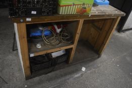 *Wooden Workstation 150x65cm x 95cm high