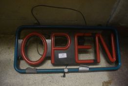 *Neon Open Sign
