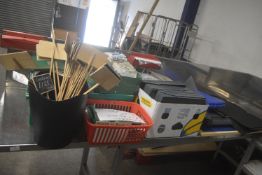 *Mixed Lot Including Assorted Display and Pricing Items, Guillotine, Clipboards and Other Office