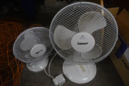 *2x Igenix Desk Fans