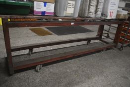 *Mobile Display Trolley 230x60cm x 75cm high