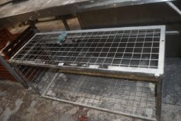 *Stainless Steel Welded Mesh Display Trolley