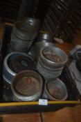 *Crate of Assorted Pie Tins