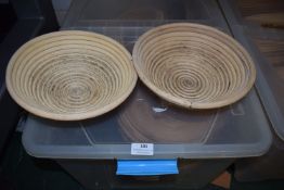 *Plastic Tub Containing Various Plastic Dishes