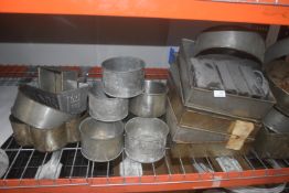 *Assorted Cake Tins in Various Shapes