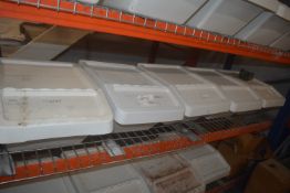 *5x Plastic Flour Tubs