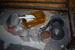 *Assortment of Jugs, Bowls, Sieve, etc.