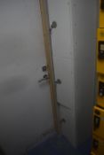 *Single Bank of Three Cubicle Lockers with Key
