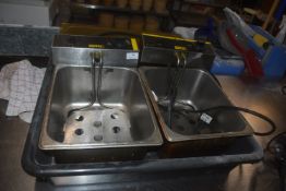 *Buffalo Countertop Twin Basket Fryer