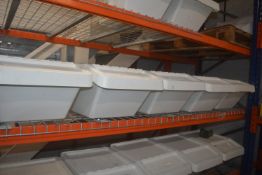 *5x Plastic Flour Tubs