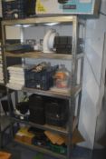*Bay of Galvanised Steel Boltless Shelving and Contents