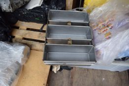 *Remaining Contents of Container (excluding lot 198) to Include Bread Trays, Folded Wooden Boxes,