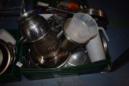 *Contents of Basket to Include Cauldrons, Pans, Pan Lids, Jugs, etc.