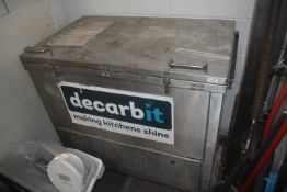 *Decarb It Stainless Steel Soak Tank 100x62cm x 100cm high