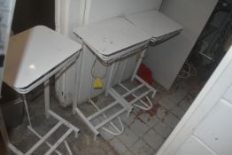 *Contents of the Janitors Cupboard to Include 3x Sack Holders, Assorted Cleaning Chemicals, Mop