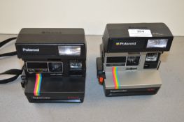 2x Polaroid 635 Super Colour Cameras