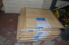 *12x Pine Close Louvre Doors 610x610x21mm