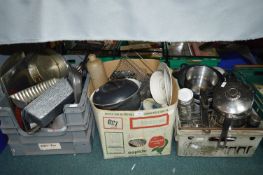 3x Boxes of Kitchenware