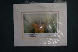 Dean Windass Print by Steven Doig “Eye of the Tiger” Signed & Numbered, and Signed by Dean Windass