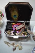 Jewellery Box Containing Costume Jewellery