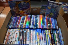 Large Quantity of DVDs and Blu-rays (mainly Disney)