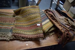 Woven Striped Throws/Rugs