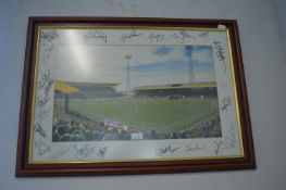 Framed Hull City Print by Peter Watson Signed by the Team