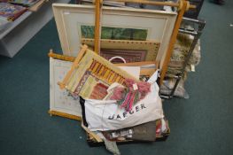 Cross Stitch and Tapestry Frames, Silks, etc.