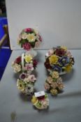 Porcelain Flower Posies by Aynsley etc.