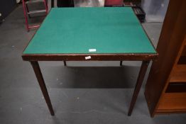 Vintage Card Table with Felt Top 30”x30”x27”
