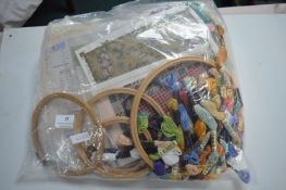 Cross Stich Kits, Threads, etc.
