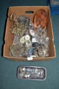 Vintage Glass Part Cruet Sets, Stoppers, etc.