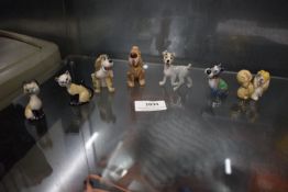 Miniature Porcelain Lady & the Tramp Ornaments