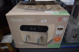 *Swan Retro Cream 8L Dual Basket Air Fryer (salvage)