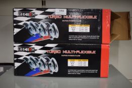 *2x Turbo Multi Flexible Superpower Flow Cold Air Injection Pipe