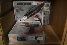 2x Black & Decker Heat Guns Models: BD1666 & BD1600