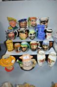 Miniature Character Jugs etc.
