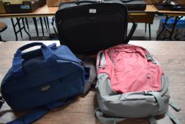 Rucksack, Travel Bag, and a Laptop Bag