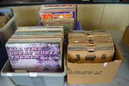 3x Boxes of 12” LP Records, 78rpm Shellacs, etc.