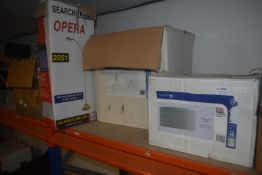 *2x Light Fittings, and a Halogen Floor Lamp