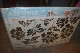 5x Packets of Eco Sticker Decorating Stickers in Shaded Bronze Floral Design