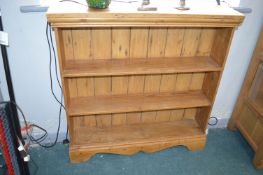 Pine Three Tier Bookshelf