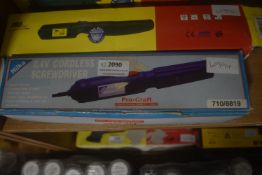 1x Hilka and 1x Pro Plus Cordless Screwdrivers