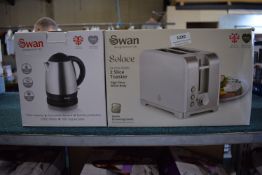 *Swan Toaster and Kettle (salvage)