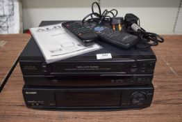 1x Alba and 1x Sharp VHS Players
