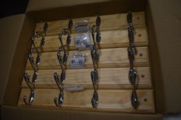 *5x Wooden Coat Hooks