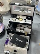Thomas Sabot Jewellery Box Containing Costume Jewellery etc.