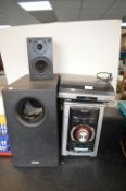 Sony Audio System and Assorted Speakers Including Gale